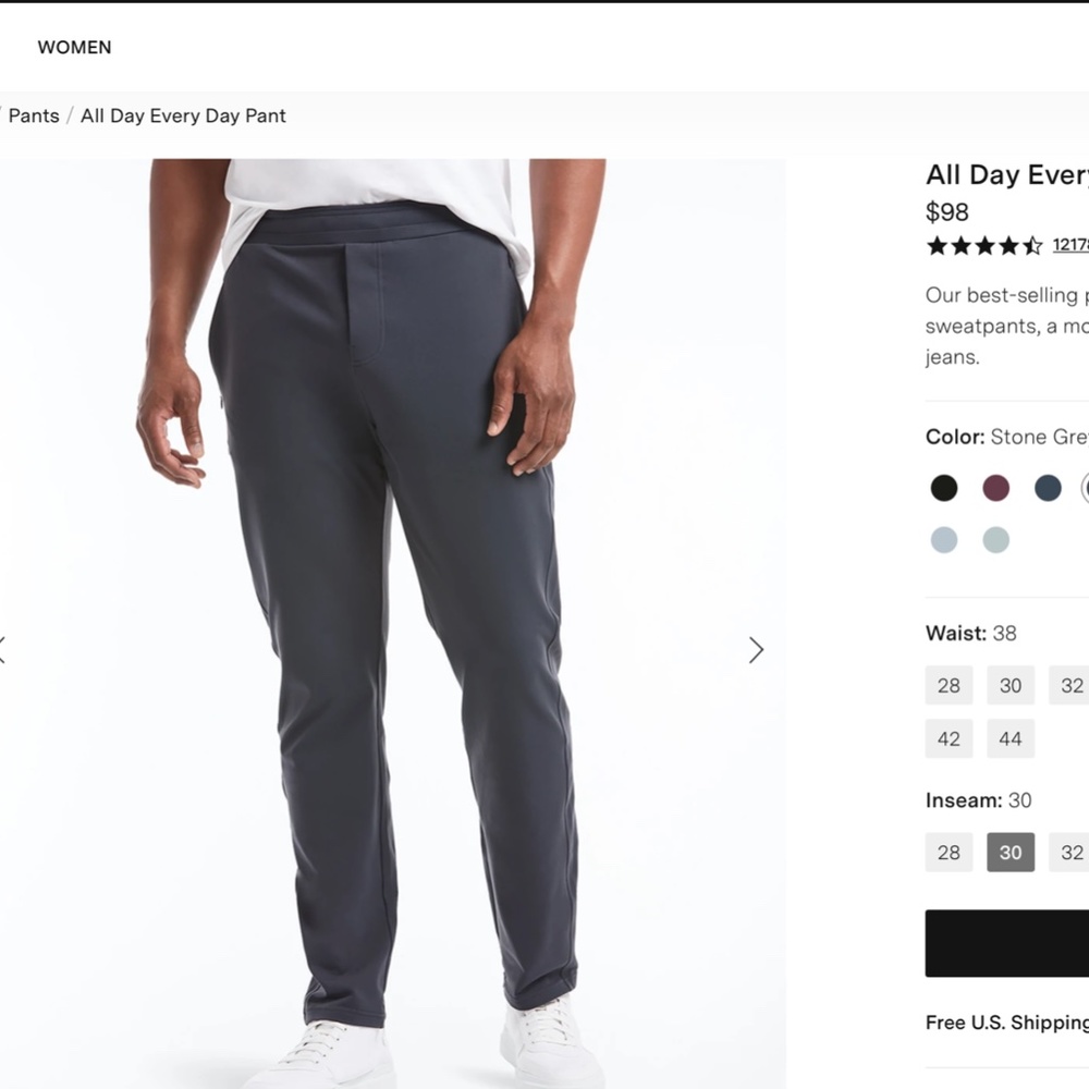 Men's Large Public Rec All Day Every Day Pant